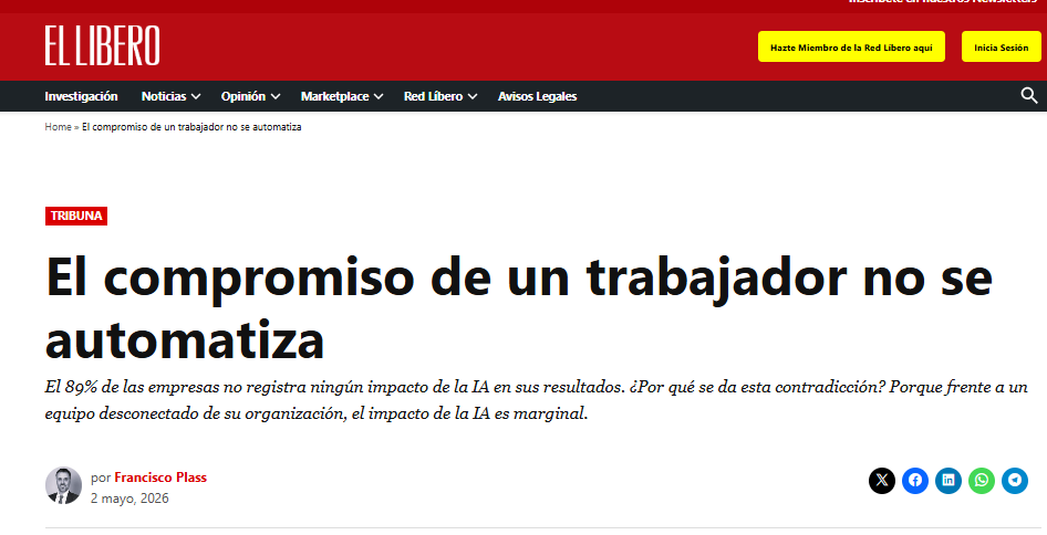 Es Noticia! Socio de GNP_Canales analiza cómo el buen liderazgo influye en la productividad de una empresa