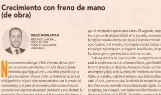 Es Noticia! Socio de GNP Canales publica columna sobre crecimiento económico y modernización laboral